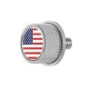  ハーレー シートスクリュー カラー星条旗デザイン (シルバー)