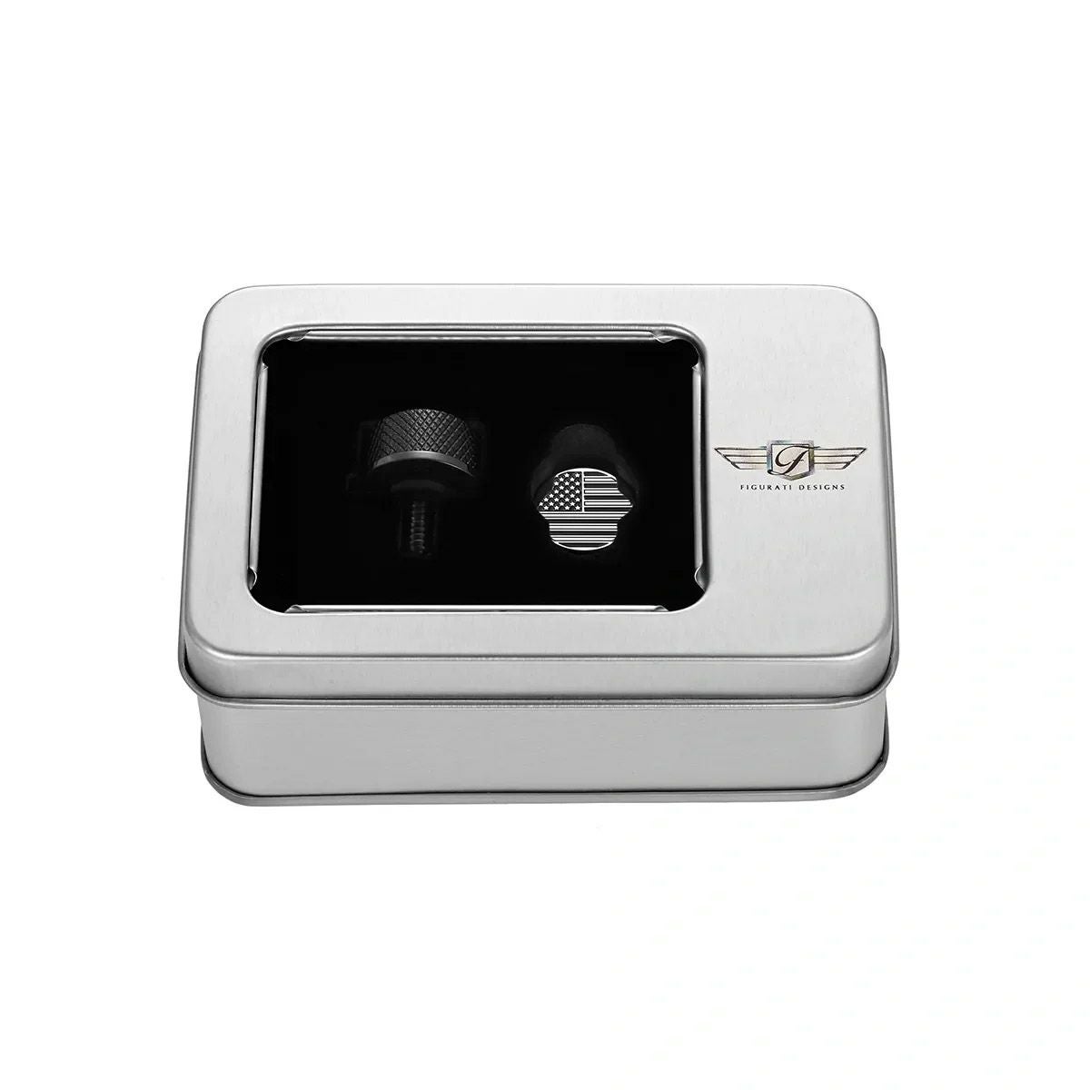 ハーレー シートスクリュー 星条旗デザイン (ブラック)2