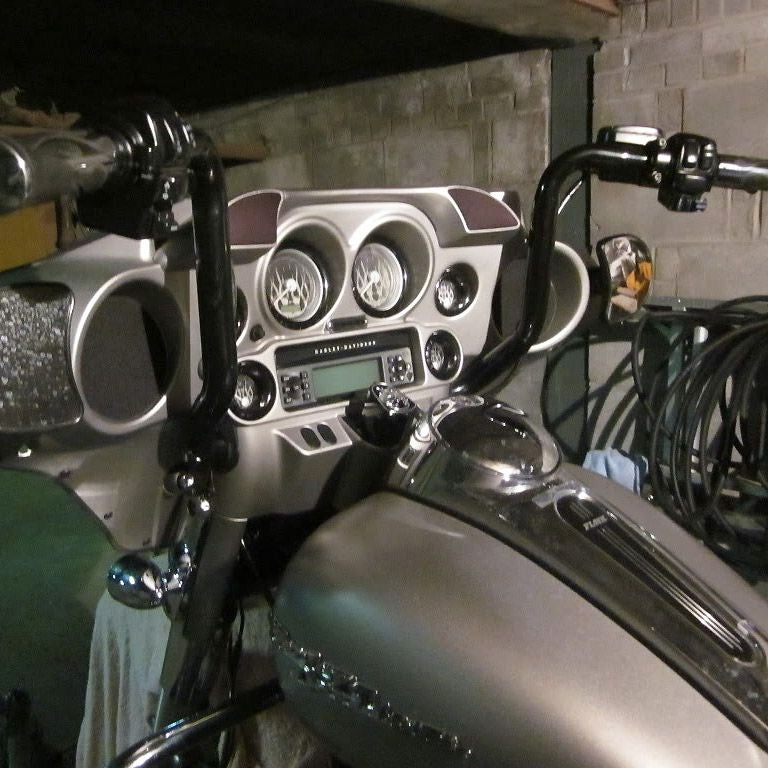 2014～2023 ストリートグライド、エレクトラグライド 1.25インチ径 バガー・エイプハンドルバー (ブラック)