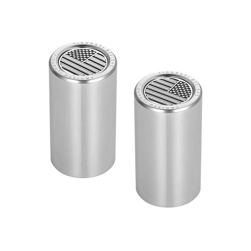 ハーレー ドッキングポイントカバー ロング 星条旗デザイン (シルバー)