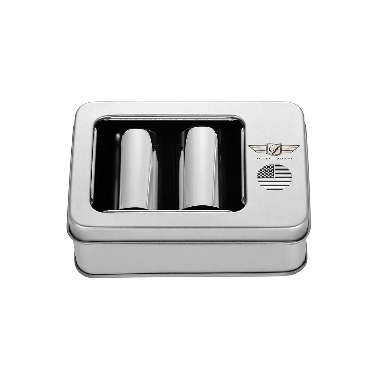 ハーレー ドッキングポイントカバー ロング 星条旗デザイン (シルバー)2