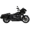 M8 ツーリング スーパーバイク 2-1 フルエキゾーストマフラー (ブラック)3