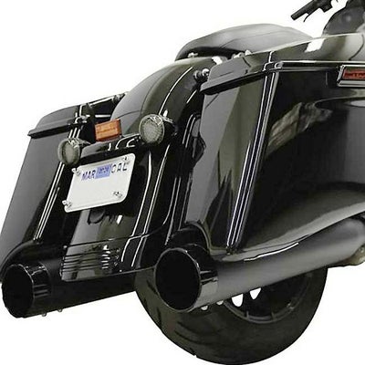 1995～2016 ツーリング 4.5インチ ストレート スリップオンマフラー 