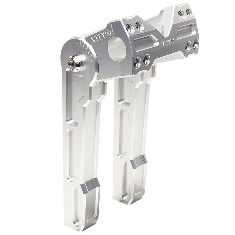 アジャスタブル ライザー 10インチ シルバー 1-1/8インチハンドル用 Vitys Design （ビティーズデザイン）