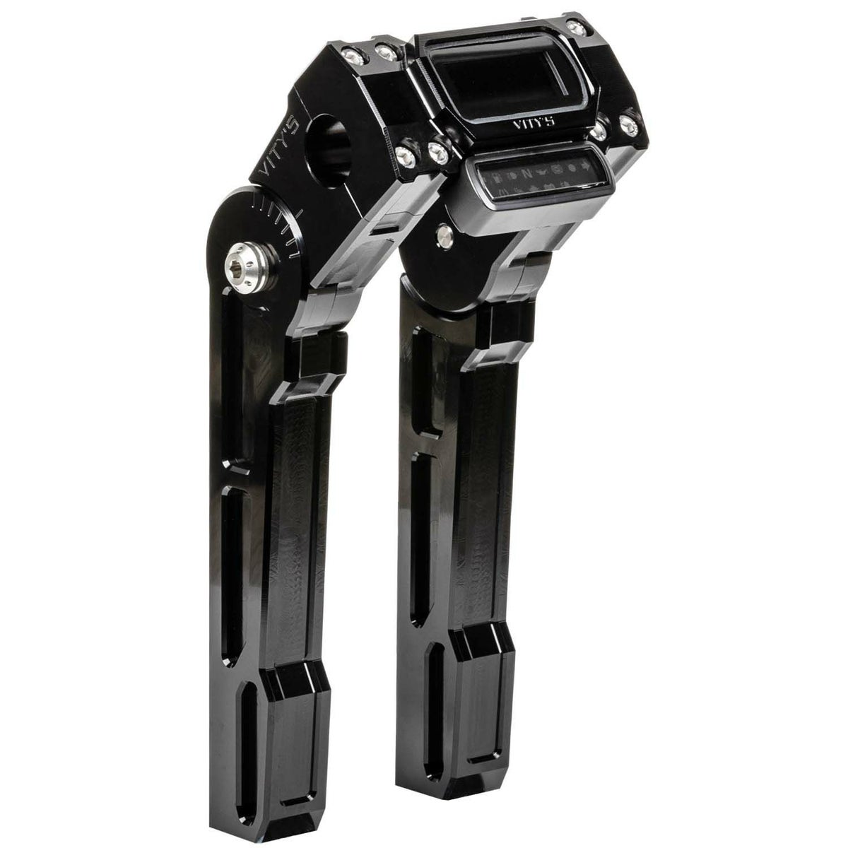FXBB/S、FXLRST アジャスタブル ライザー 10インチ ブラック 1-1/8インチハンドル用 Vitys Design （ビティーズデザイン）