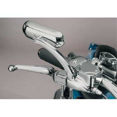 Drag Specialties　クローム・オーバルミラー-02