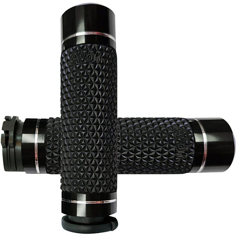 ハーレー ケーブルスロットル用 エイボン K25 グリップ (ブラック)