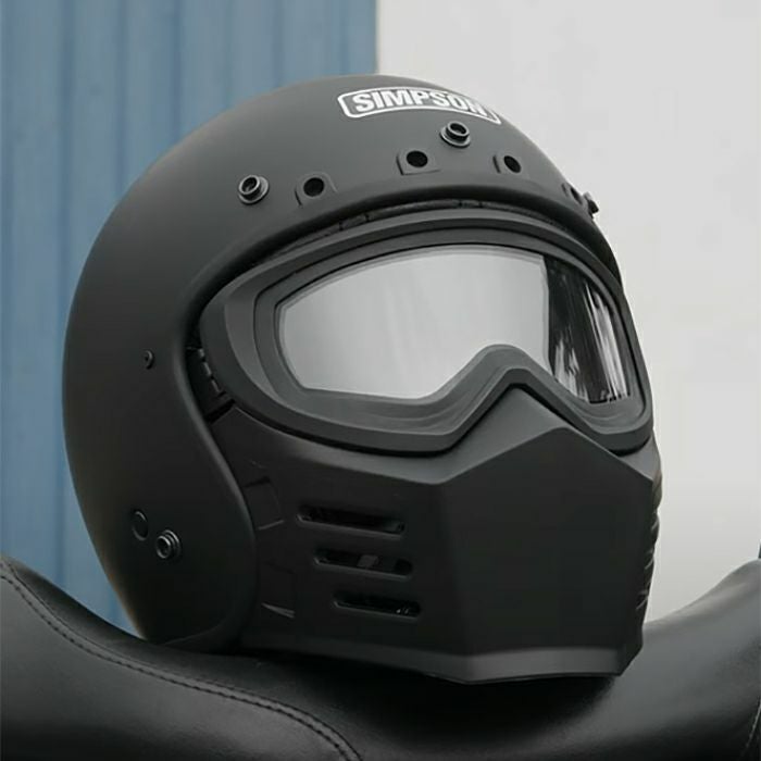 シンプソン チョッパー・ジェット ヘルメット (マットブラック