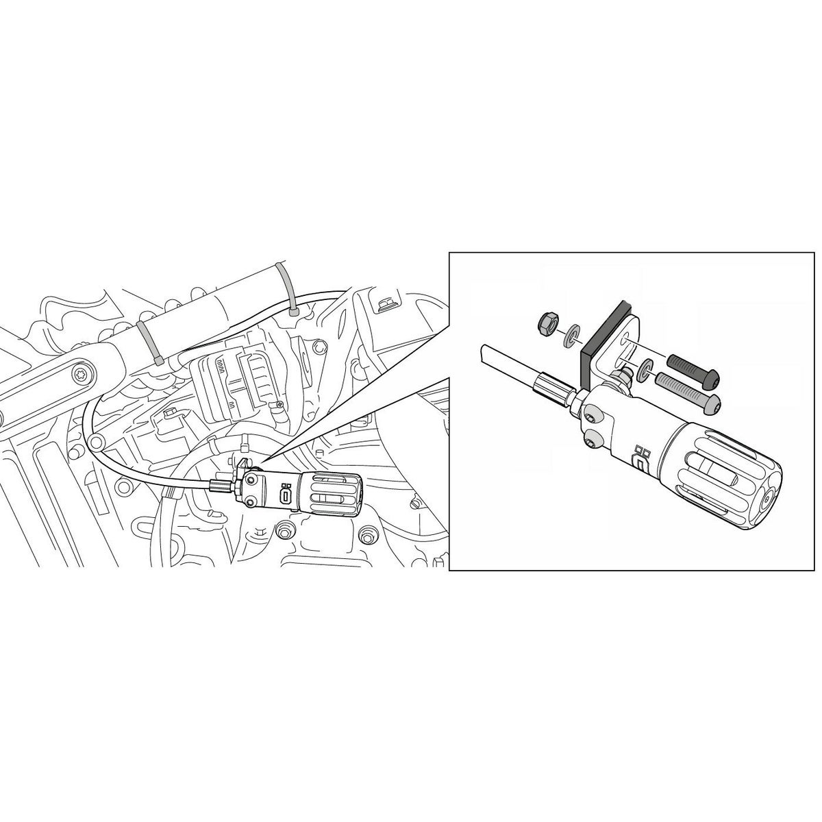 M8 ソフテイル オーリンズ STX46 リモートプリロードアジャスター付 リアサスペンション 13.5インチ5