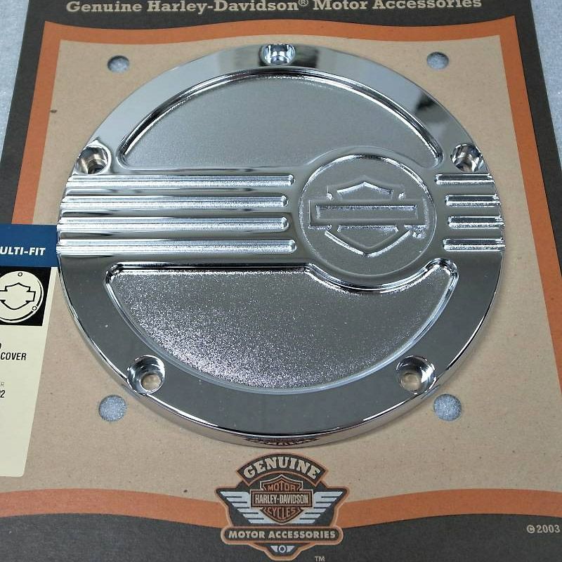 ツインカム ツーリング、ソフテイル、ダイナ バーアンドシールド・ダービーカバー (クローム)