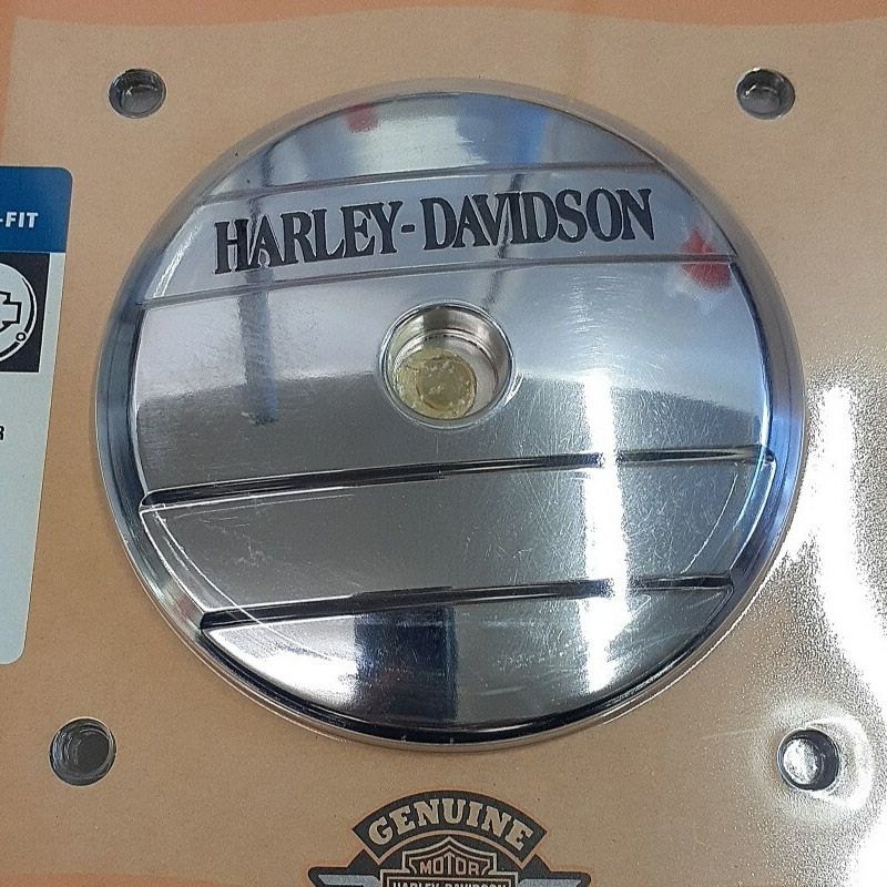 ツインカム ツーリング、ソフテイル、ダイナ ビレット エアクリーナー トリム・インサート (クローム)