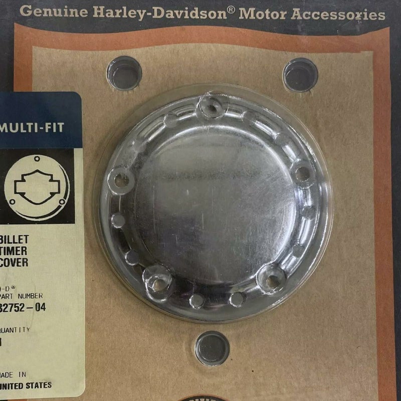 ツインカム ツーリング、ソフテイル、ダイナ ビレット タイマーカバー (クローム)