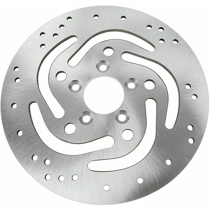 ソフテイル、ダイナ、スポーツスター、ツーリング 11.5インチ リア ブレーキローター (ステンレス)