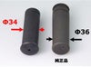 キジマ スリムグリップ ハーレーダビッドソン純正タイプ ブラック 電子制御スロットル車用02