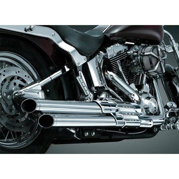 クリアキン クラッシャーパワーセル・スタッガードデュアル　クローム　'86～'ソフテイル用-01