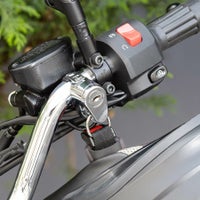 キジマ パイプクランプ式 汎用 ヘルメットロック (クローム)