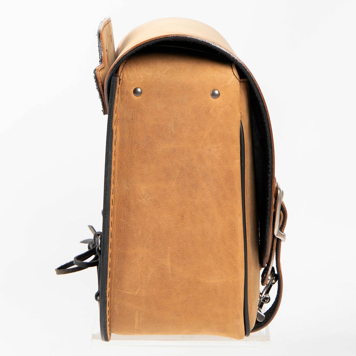 デグナー SB-114 オイルレザー・サドルバッグ 12L (ビンテージブラウン)2