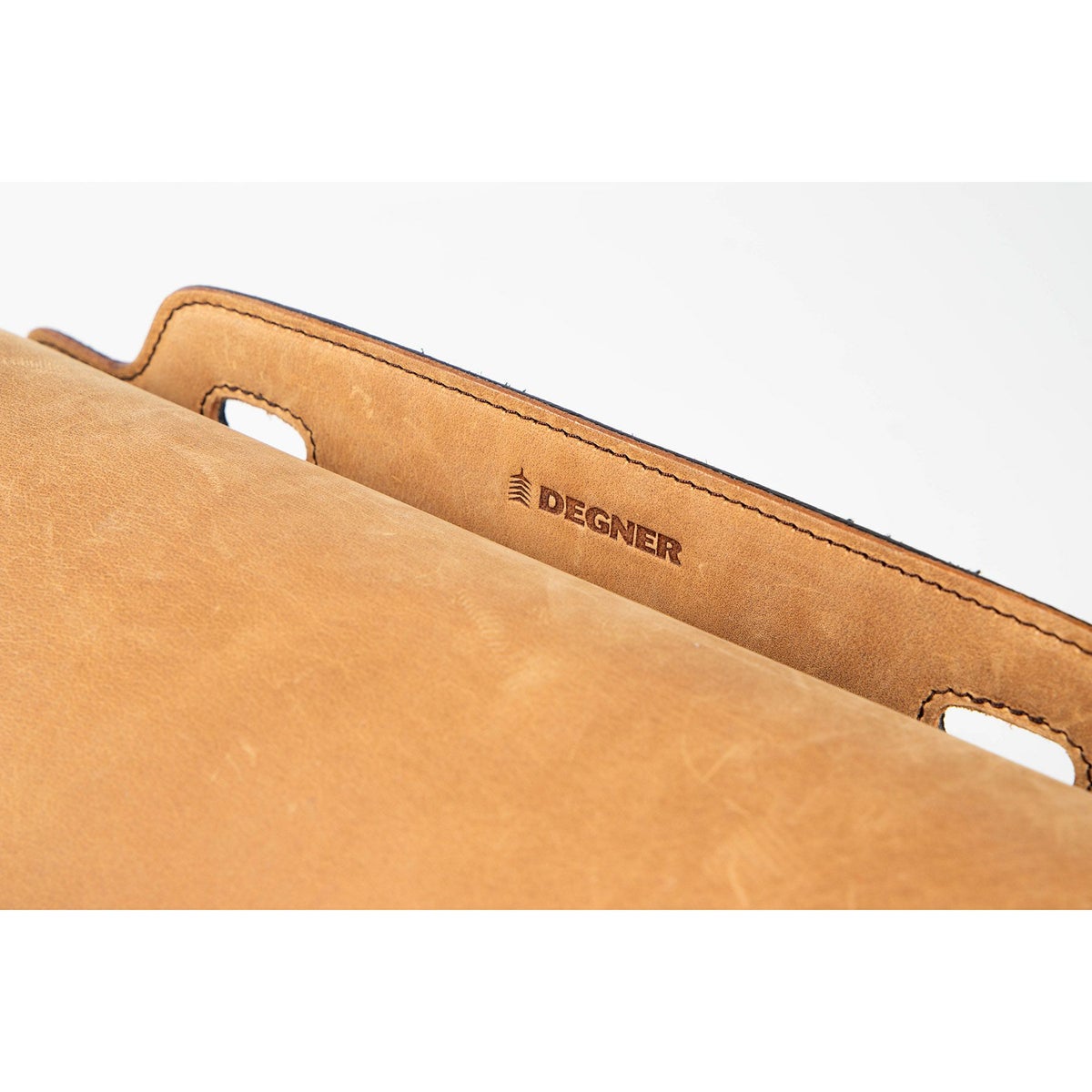 デグナー SB-114 オイルレザー・サドルバッグ 12L (ビンテージブラウン)4