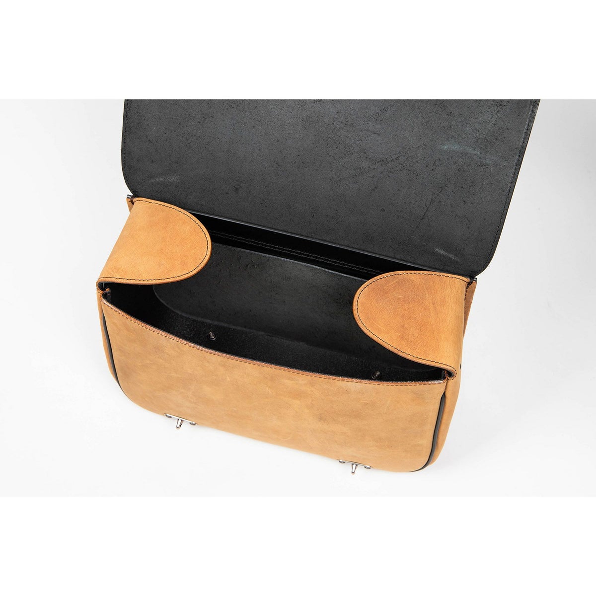 デグナー SB-114 オイルレザー・サドルバッグ 12L (ビンテージブラウン)5