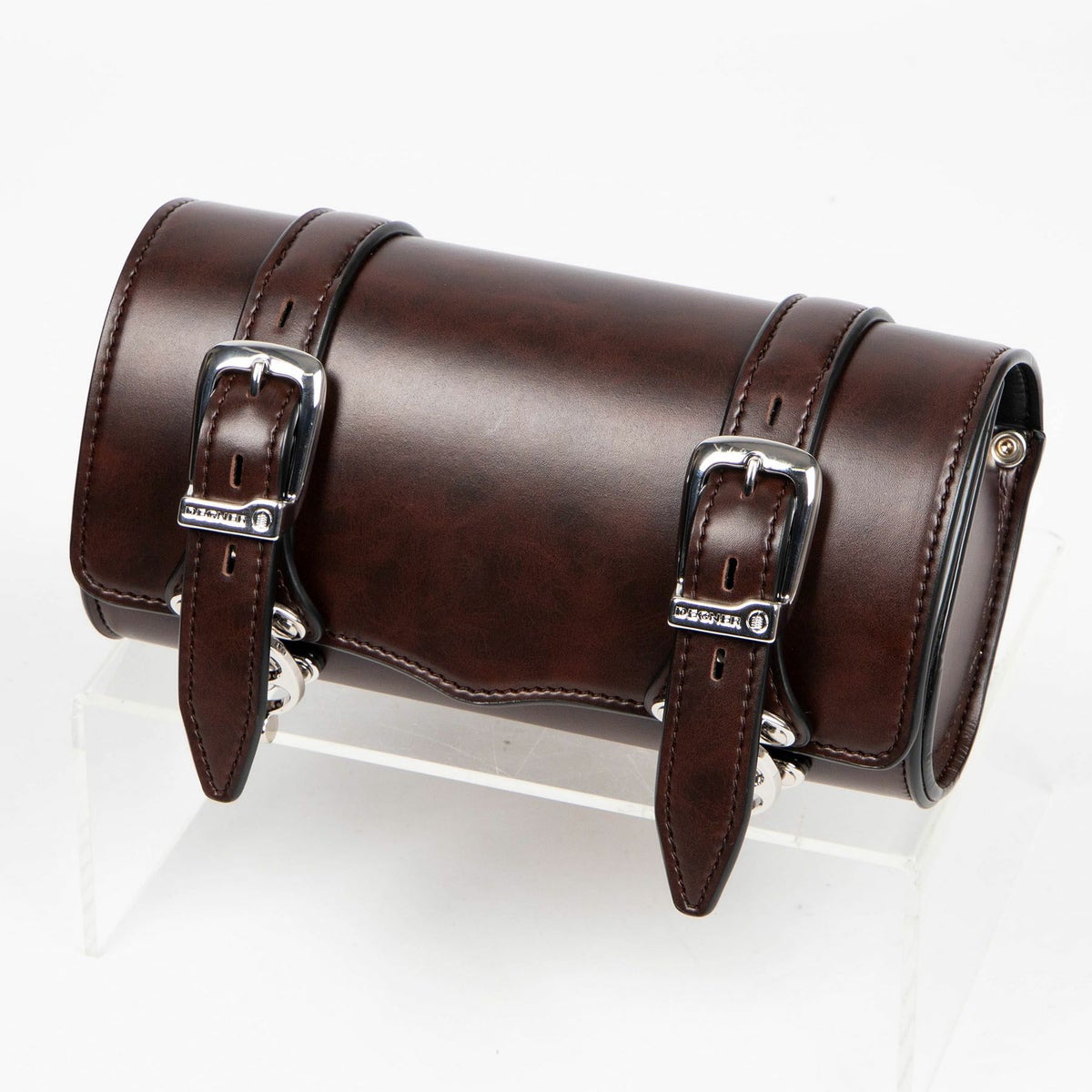 デグナー DTB-3 シンセティックレザー オーバル・ツールバッグ 1.5L (ブラウン)