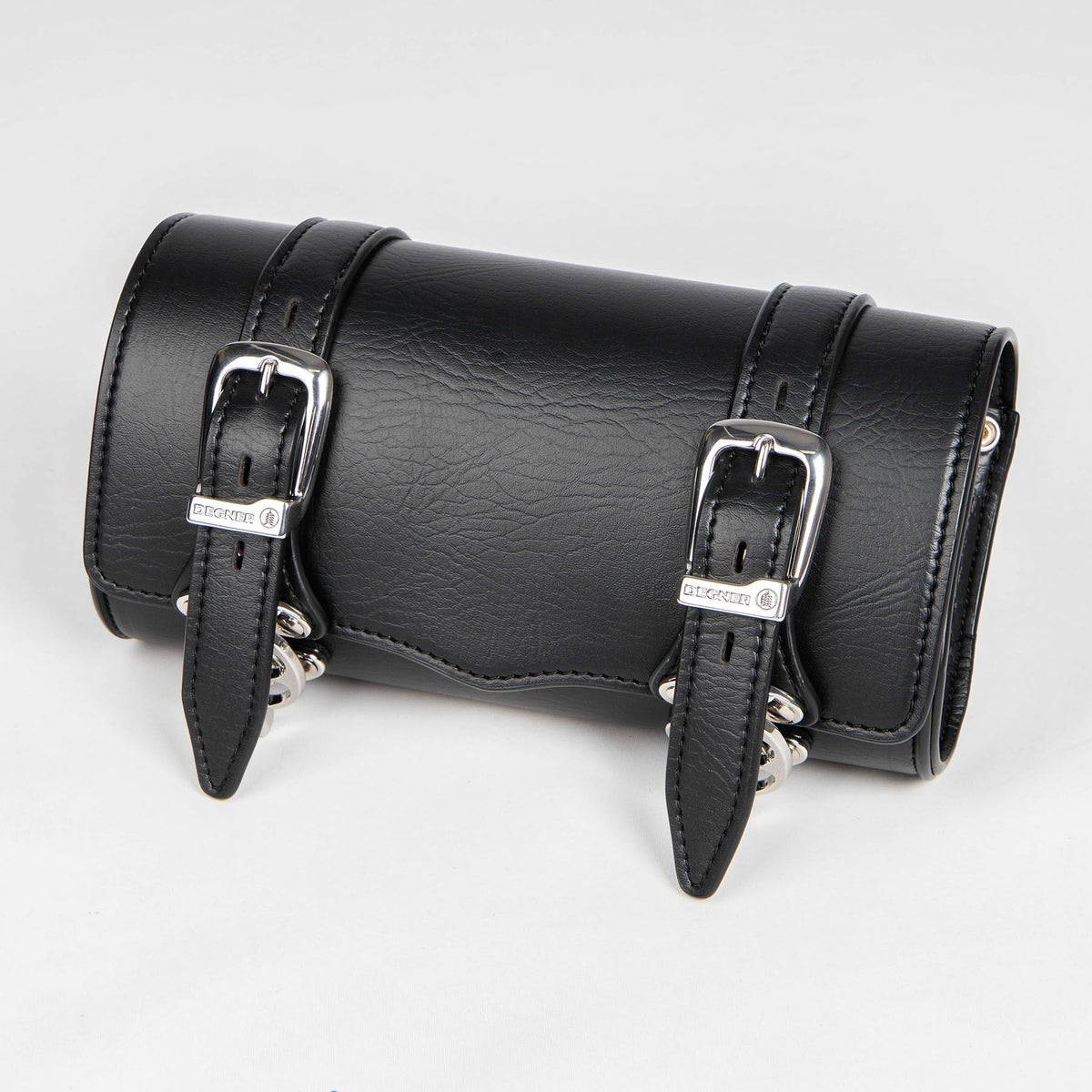 デグナー DTB-3 シンセティックレザー オーバル・ツールバッグ 1.5L (ブラック)