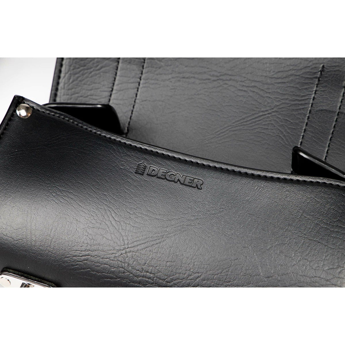 デグナー DTB-3 シンセティックレザー オーバル・ツールバッグ 1.5L (ブラック)4