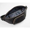 デグナー W-136 大容量 レザー・ウェストバッグ (ブラック)2