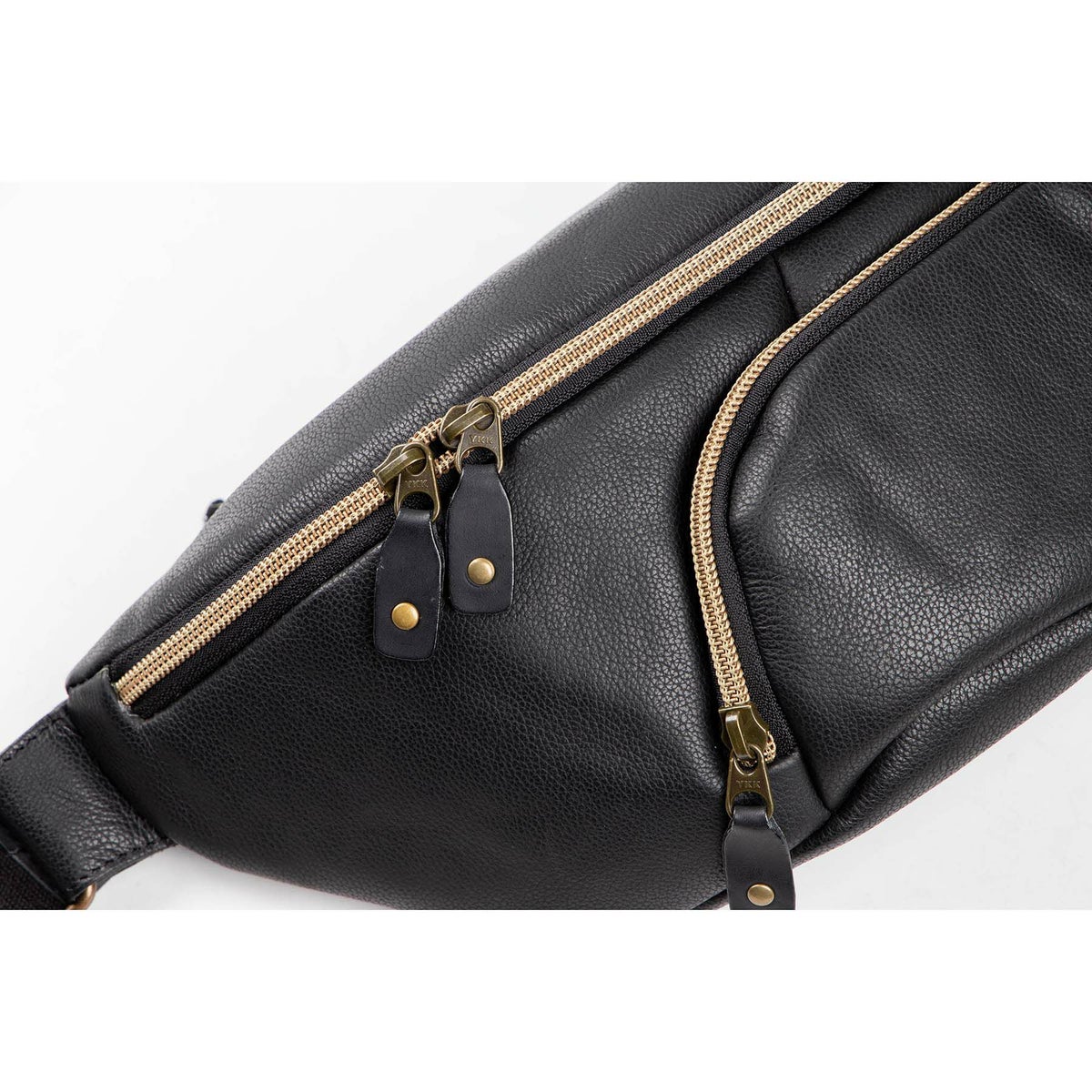 デグナー W-136 大容量 レザー・ウェストバッグ (ブラック)3