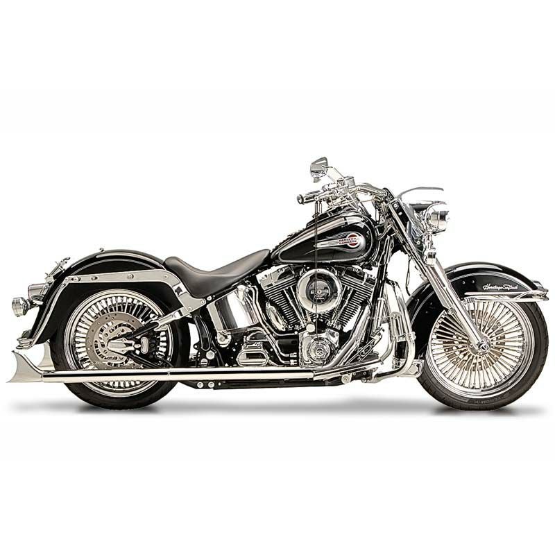 サムソン　TRUE DUALS・28インチマフラー(左右両出しマフラー)　'07～'11ソフテイル-01