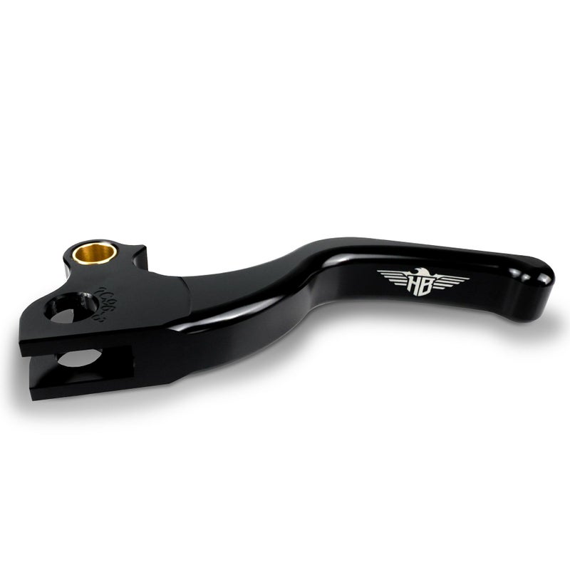 ダイナ、スポーツスター、ソフテイル、ツーリング ショートレバー セット (ブラック)