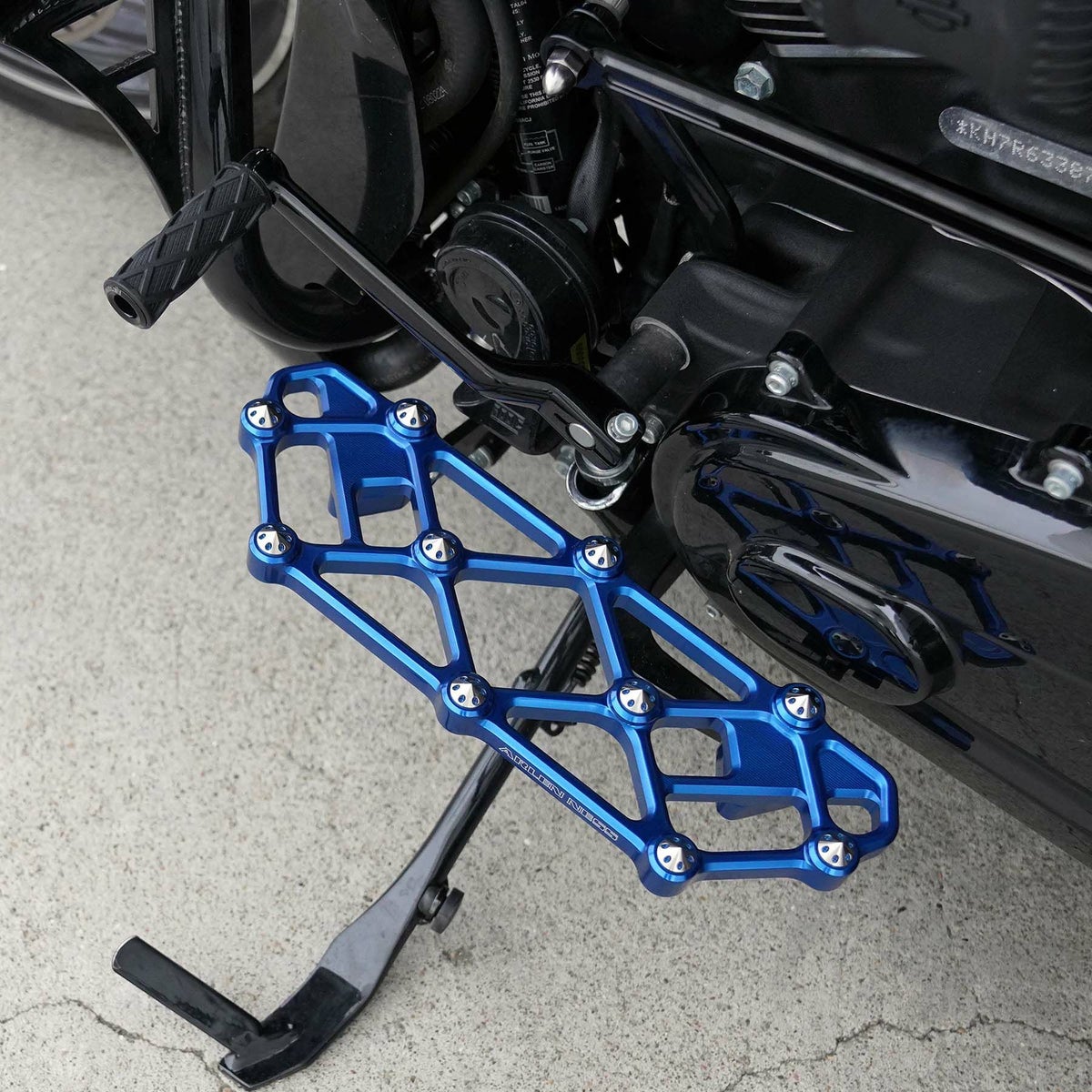 ツーリング、FLソフテイル ダイアモンド・フロアボード (ブルー)2