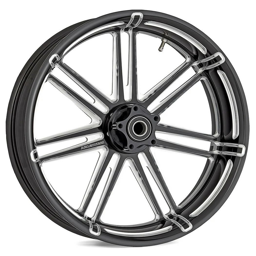 アレンネス 7バルブ 鍛造アルミホイール 18x5.5 (ブラック)