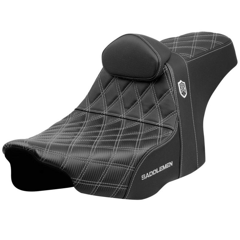 サンディエゴカスタムズ 2024以降 ツーリング プロシリーズ・パフォーマンスシート バックレスト付 (シルバー)