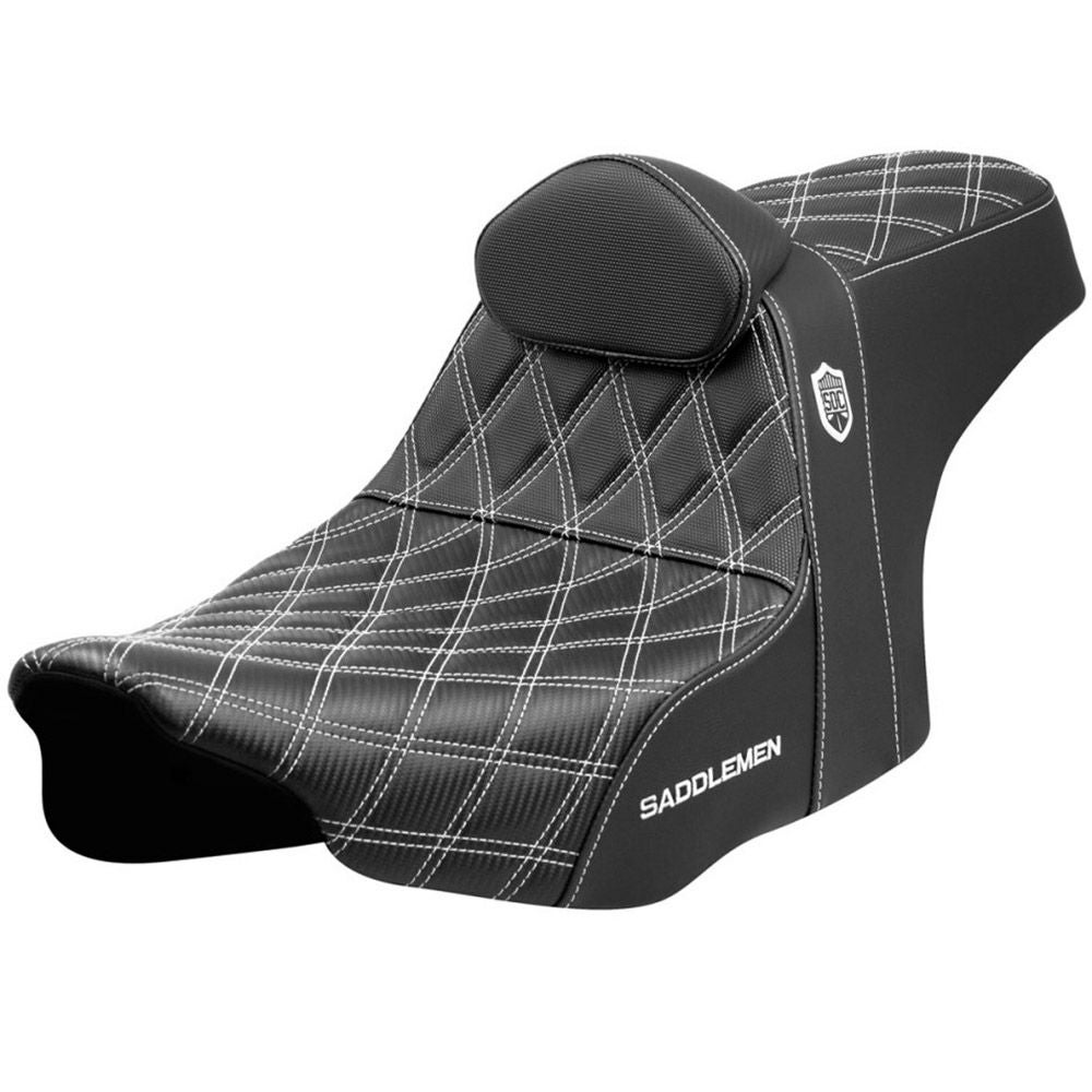 サンディエゴカスタムズ 2024以降 ツーリング プロシリーズ・パフォーマンスシート バックレスト付 (ホワイト)