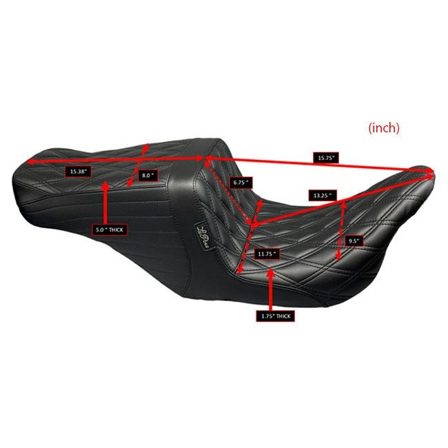 2024以降 ツーリング テールウィップ アップフロント・2UPシート (プリーツステッチ)1