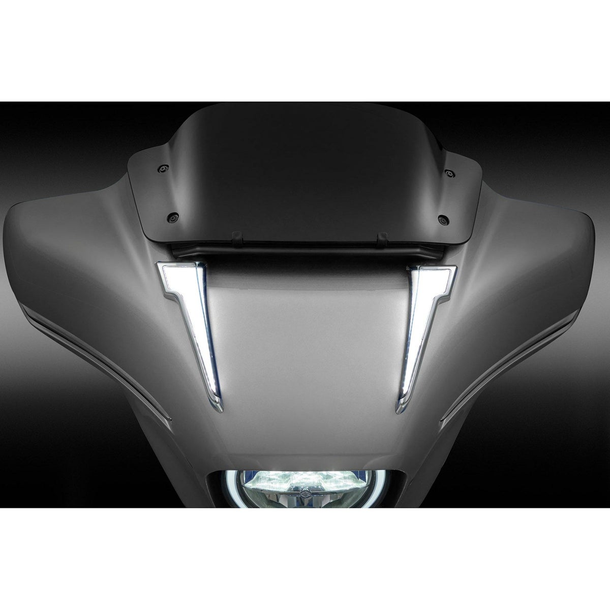 2024以降 ストリートグライド/ウルトラ クイル・LEDフェアリングライト (クローム)1