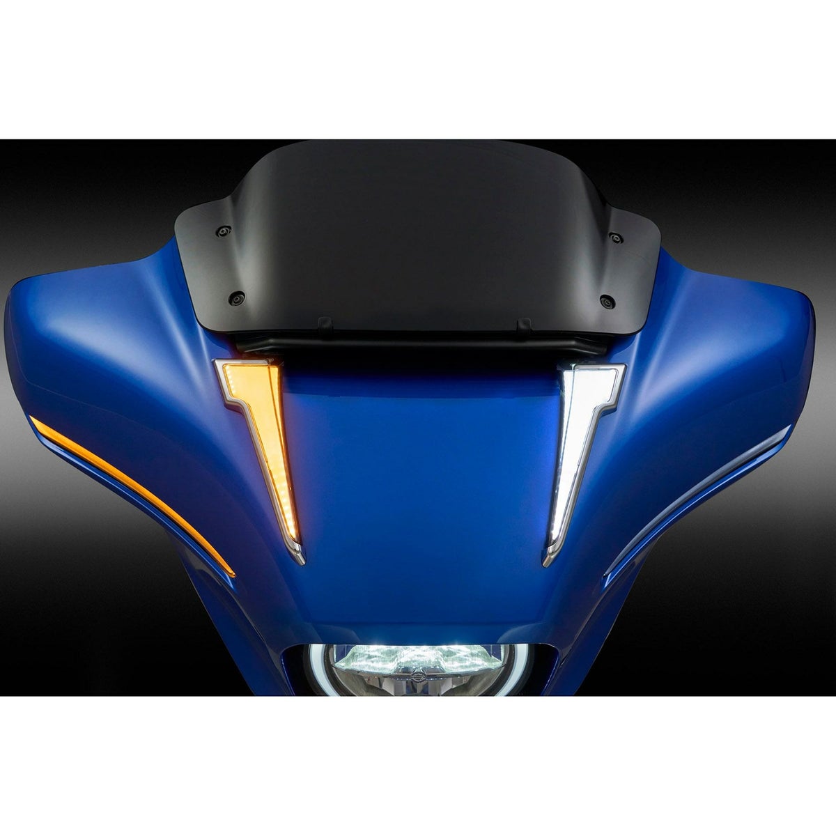 2024以降 ストリートグライド/ウルトラ クイル・LEDフェアリングライト (クローム)2