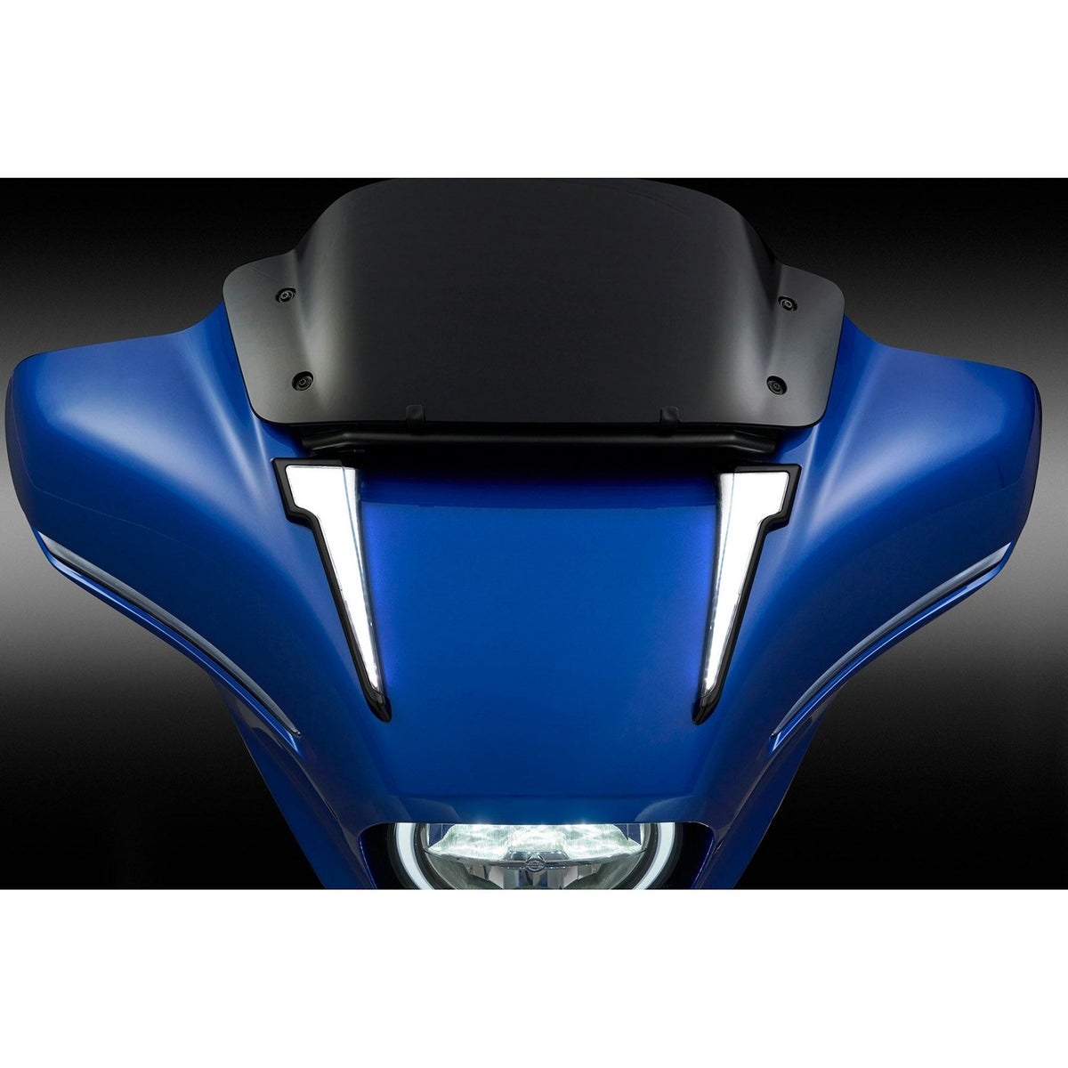 024以降 ストリートグライド/ウルトラ クイル・LEDフェアリングライト (ブラック)1