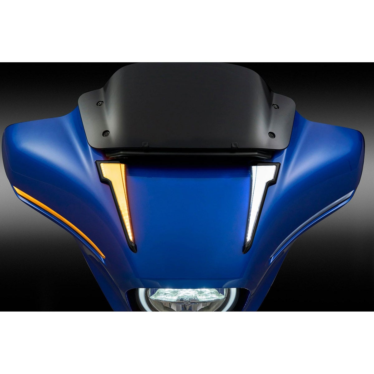 024以降 ストリートグライド/ウルトラ クイル・LEDフェアリングライト (ブラック)2