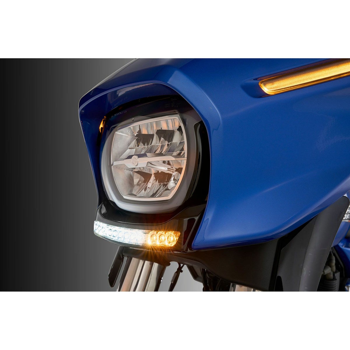 024以降 ストリートグライド/ウルトラ ゴーティー・LEDフェアリングライト (ブラック)3