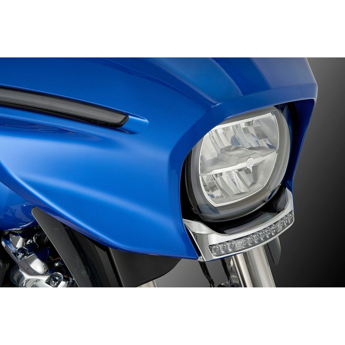 2024以降 ストリートグライド/ウルトラ ゴーティー・LEDフェアリングライト (クローム)1