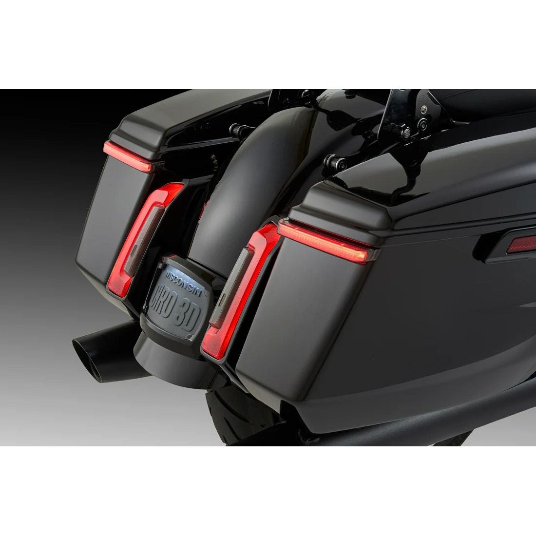 2024以降 ツーリング バッグブレード・LEDサドルバッグライト (スモーク)2