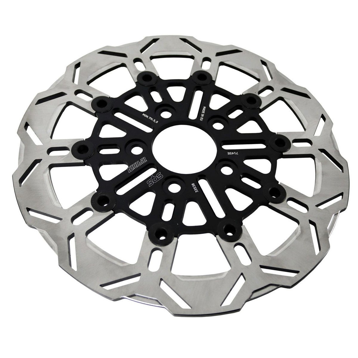 M8 ソフテイル 他 10スポーク・リアブレーキローター11.5インチ (ポリッシュ) コドリン by SBS2