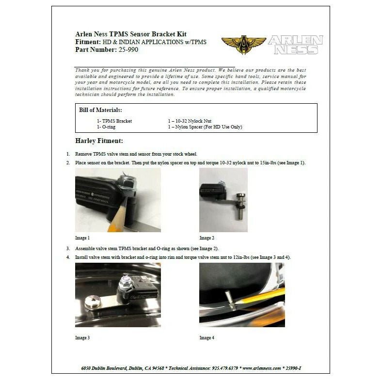 アレンネス アルミホイール用 TPMSセンサー 装着キット1