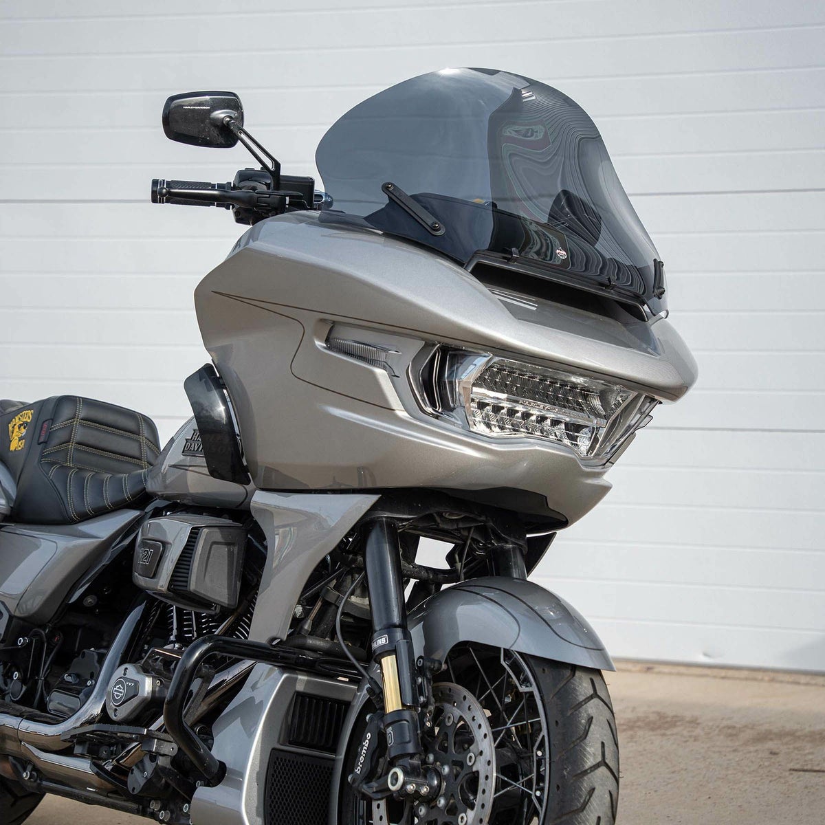 クロックワークス PROツーリング・15インチ・フレアウィンドシールド (ダークスモーク)2