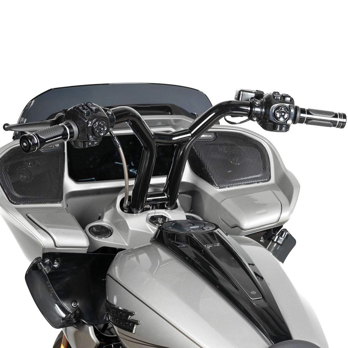 2024以降 ロードグライド FR-T 1.5インチ径 Tハンドルバー 14インチ (ブラック)