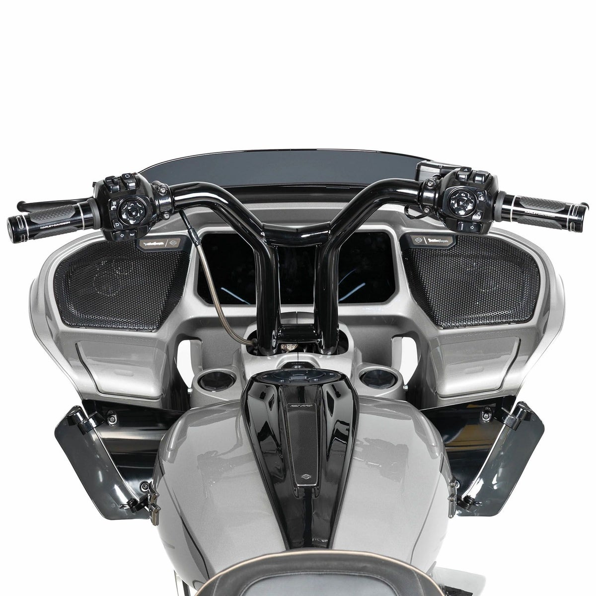 2024以降 ロードグライド FR-T 1.5インチ径 Tハンドルバー 14インチ (ブラック)1