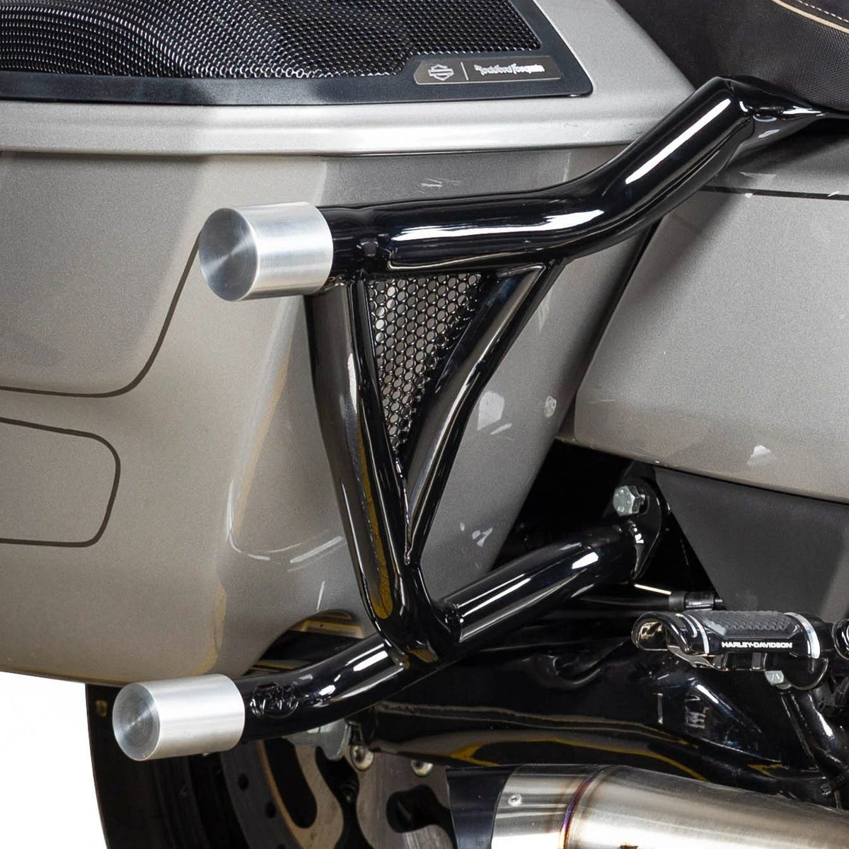 2024以降 ツーリング ロードウォリアー・サドルバッグガード (ブラック)