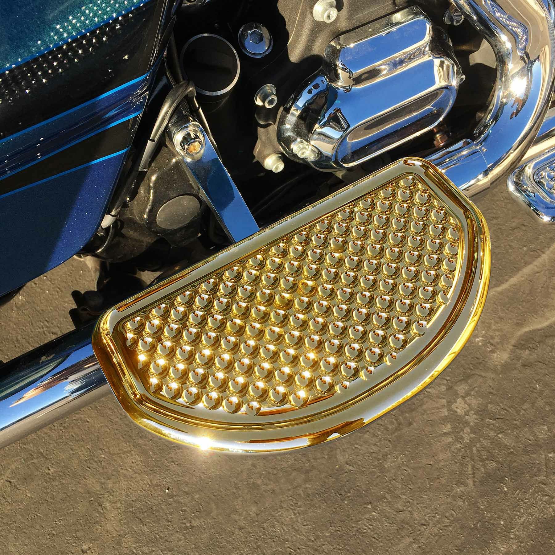 CycleSmiths ワッフル・リアフットボード カバー (ゴールド) サイクル