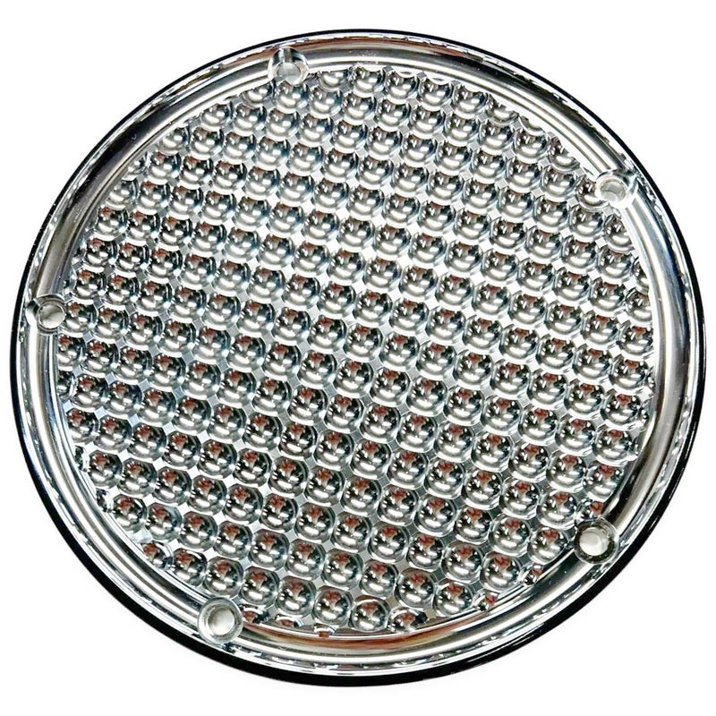  M8 ツーリング、トライク シュレッダー・ダービーカバー (クローム)